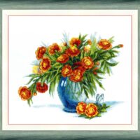 Crystal Art ВТ-166 Чорнобрывцы, набор для вышивания нитками