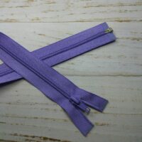 Молния разъемная, витая, Т5, 55см, нейлон, 0155 сиреневый