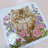БлагоДар 14-904 Рыжий кот, схема под нитки 33*33см