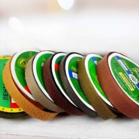 Липучка текстильна 30мм персик