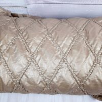 Плащевка 1,5м стёганая на силиконе (Корея) бежевая