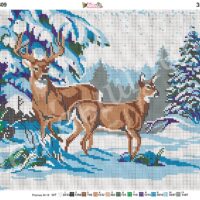 Фея Вышивки ВП-309 Зимний Лес, схема под бисер