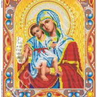 Фея Вышивки ВК-16 Достойно есть, схема под бисер со стразами