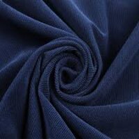 Ткань Вельвет 0,9м синий (Италия Сток)