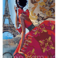 ЮМА 4319 Окно в Париж, схема под бисер