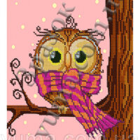 ЮМА 4225 Совушка, схема под бисер