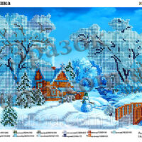 ЮМА 4224 Зимушка, схема под бисер