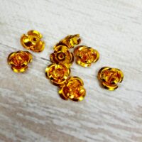 Розочка метал 0,9мм золото СП-169