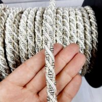 Шнур товстий для штор та меблів 1см №4600-1115 світлий