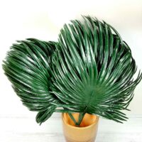 Лист пальма пластик середній