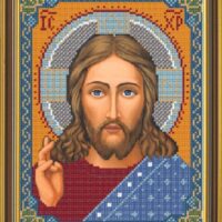 Новая Слобода Н9001 Христос Спаситель, набор для вышивания бисером