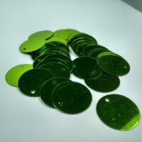 Паетка круглая большая 20мм № 2/100 63 хаки
