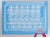 Кнопки пластиковые 7мм 24шт прозрачные