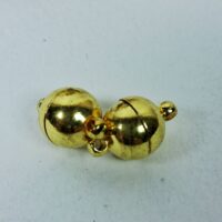 Замок магнітний 10мм лимонне золото 29916