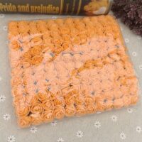 Букет роз из фома 2см 12шт оранжевый (orang)