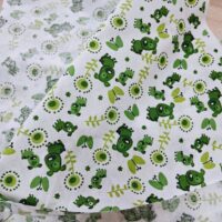 Тканина Ситець ш105см Собачки зелені 1мп