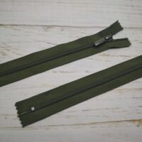 Молния обувная разъемная, витая, Т7, 50см, нейлон, 0935 темная олива