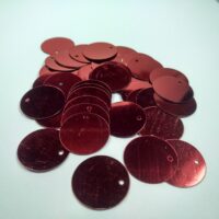 Паетка круглая большая 20мм № 2/100 26 красный
