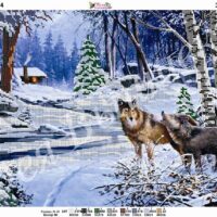 Фея Вышивки В-174 Зимний лес, схема под бисер