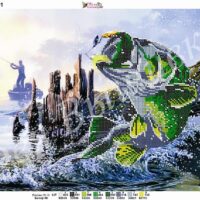 Фея Вышивки В-161 Рыба, схема под бисер