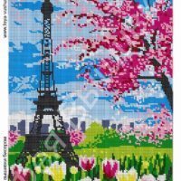 Фея Вышивки ВП-175 Весна в Париже, схема под бисер