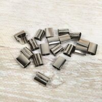 Наконечник,затискач 9*12мм нікель 2шт