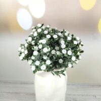 Гілочка польових квітів, колір білий 30-32см