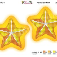 Фея Вышивки НЗЗ8 Звезда, схема под бисер