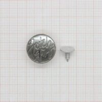 Пуговица джинсовая 17мм черный 3276 1шт