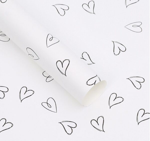 Калька (плівка) для квітів матова SW-119-111 58*58см Cool Heart 111 білий