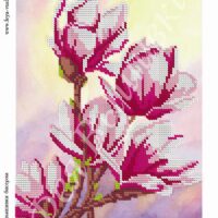 Фея Вышивки АВ-111 Магнолия, схема под бисер