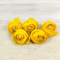 Квітка ранункулюса 4см Жовта ГР3