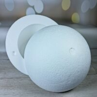 Заготовка із пінопласту Куля 25см ( 2шт полусфера)