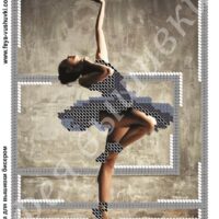 Фея Вышивки КР-307 Балерина, схема под бисер