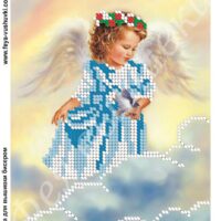Фея Вышивки КР-359 Ангел с птицей, схема под бисер