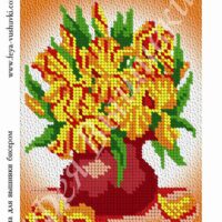 Фея Вышивки КР-35 Ирисы с схема под бисер