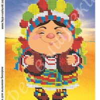 Фея Вышивки КР-295 Украинка, схема под бисер