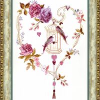 Crystal Art ВТ-121 Дуэт, набор для вышивания нитками