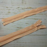 Молния разъемная, витая, Т5, 50см, нейлон, 0353 персик