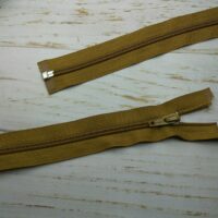 Молния разъемная, витая, Т5, 50см, нейлон, 0829 светло-коричневый