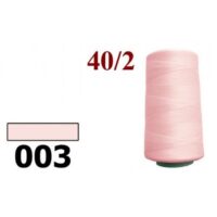 Нить полиэстер 40/2 4000ярд 003 розовый светлый