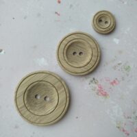 Пуговицы швейные О-14 34мм натуральный серо-бежевый
