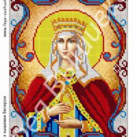 Фея Вышивки АТ-61 Св. Людмила, схема под бисер