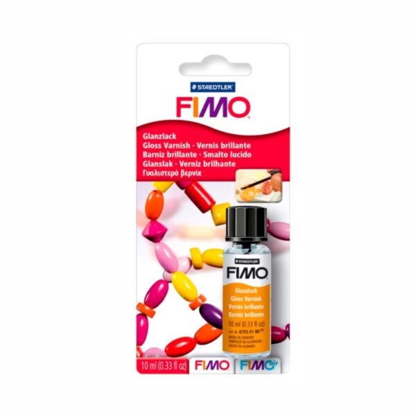 Лак глянцевий для пластики на водній основі 10мл Fimo