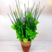 Нога букетная 10-ка с листиком, 38см Н-106