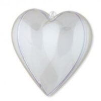 Заготовка із пластику Серце 6,5см