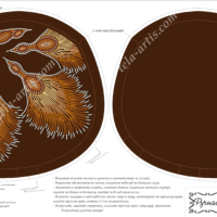 Тела Артис СТ-002 (2) Перышки, схема под бисер