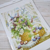 КІО 16-435 Корзинка з ромашками 33*45см схема для вишивки нитками