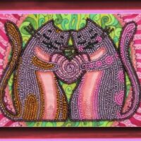 Butterfly 972 Сердцебиение, схема под бисер