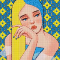 AMO7243 Алмазная мозаика - Непреклонная 40*50см